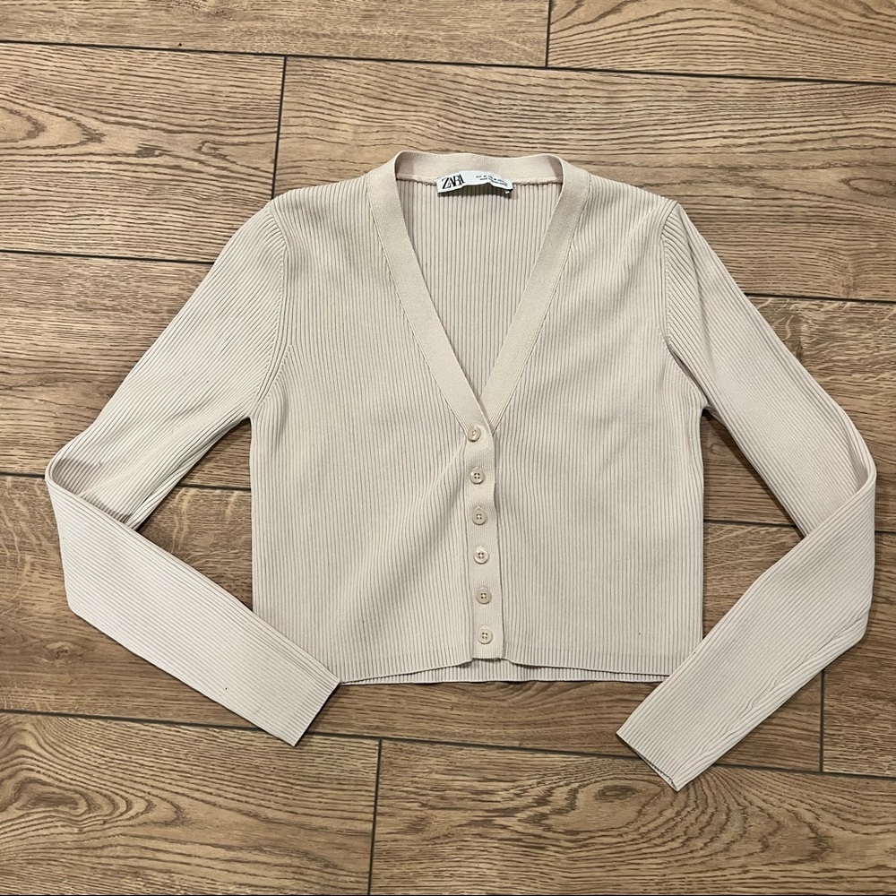 Zara Ribbed Cardigan